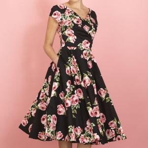 EUC The Pretty Dress Company Rose Dress UK10/US6